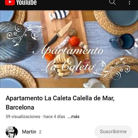 Apartment “la Caleta” Calella